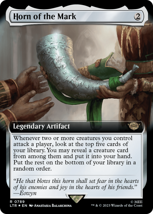 Horn of the Mark (Extended Art) (Surge Foil) [The Lord of the Rings: Tales of Middle-Earth] Sale