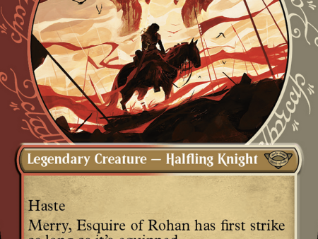 Merry, Esquire of Rohan (Showcase) (Surge Foil) [The Lord of the Rings: Tales of Middle-Earth] Online Sale