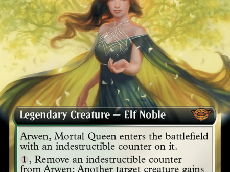 Arwen, Mortal Queen (Extended Art) (Surge Foil) [The Lord of the Rings: Tales of Middle-Earth] Fashion