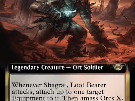 Shagrat, Loot Bearer (Extended Art) (Surge Foil) [The Lord of the Rings: Tales of Middle-Earth] For Cheap