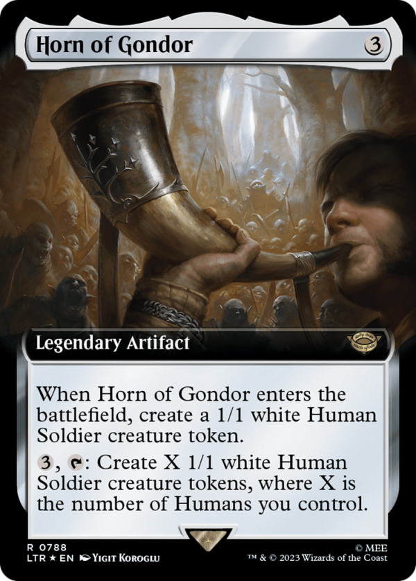 Horn of Gondor (Extended Art) (Surge Foil) [The Lord of the Rings: Tales of Middle-Earth] Online Hot Sale