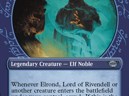 Elrond, Lord of Rivendell (Showcase) (Surge Foil) [The Lord of the Rings: Tales of Middle-Earth] Discount