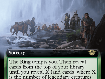 The Ring Goes South (Extended Art) (Surge Foil) [The Lord of the Rings: Tales of Middle-Earth] Supply