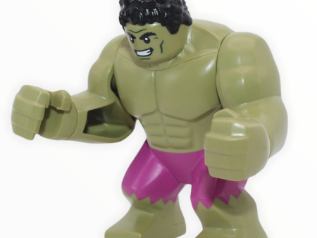 The Hulk (2020, olive green skin, smiling, magenta pants) on Sale