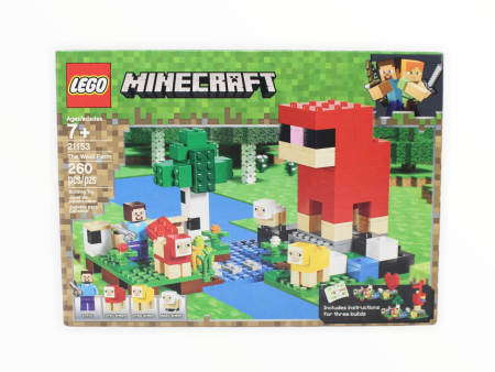 Certified Used Set 21153 Minecraft The Wool Farm Discount