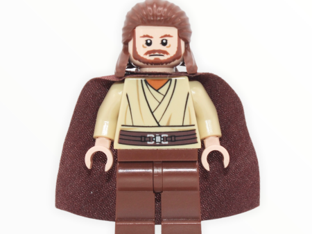 Qui-Gon Jinn (reddish brown legs and cape, single-sided head, 2011) Online now