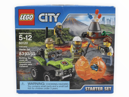 Retired Set 60120 City Volcano Starter Set Supply