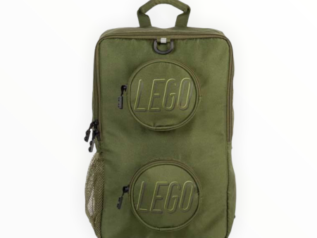 Dark Green LEGO Brick Backpack Hot on Sale