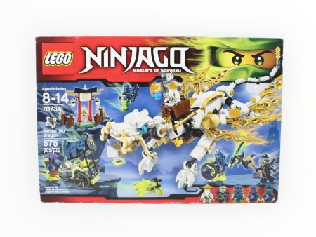 Certified Used Set 70734 Ninjago Master Wu Dragon (open box, sealed bags) Cheap