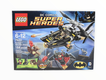 Certified Used Set 76011 DC Super Heroes Batman: Man-Bat Attack Supply